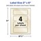 Avery Pearlized Ivory Rectangle Labels with Sure Feed Technology, Print-to-the-Edge, 2" x 6"
